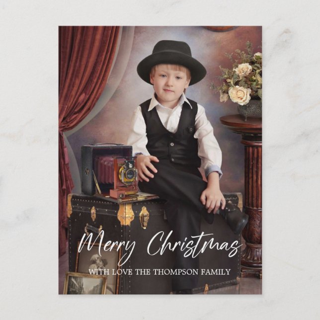Merry Christmas Photo Card (Front)