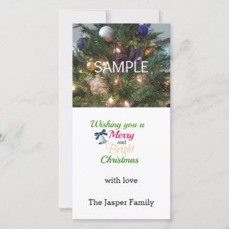 Merry Christmas Photo Card
