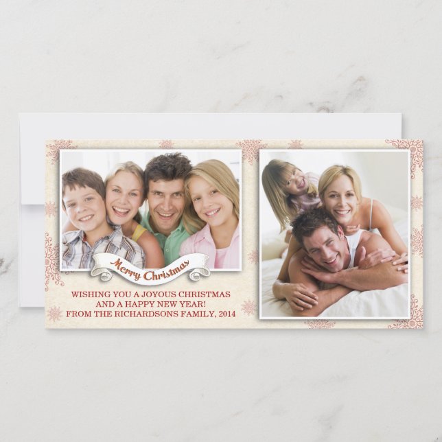 merry christmas photo cards (Front)