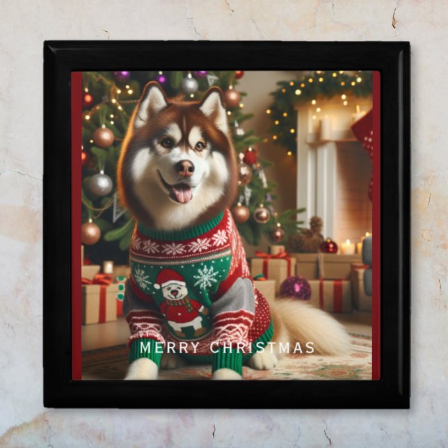 Merry Christmas Photo Christmas Gift Box (Creator Uploaded)