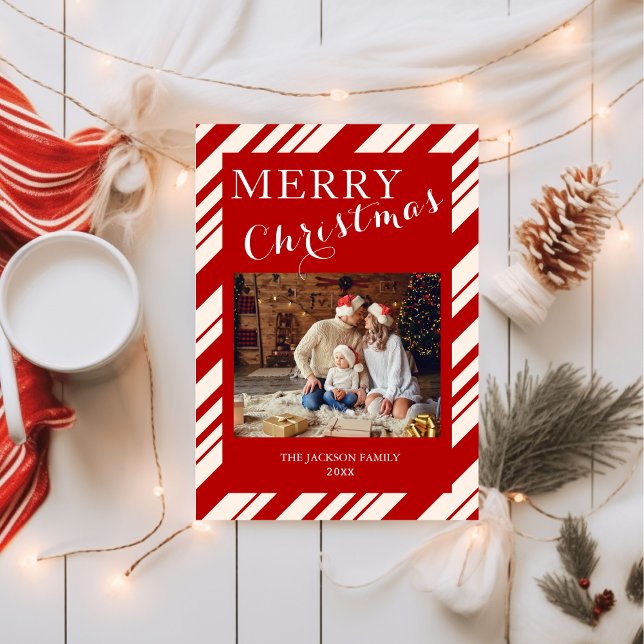 Merry Christmas Photo Flat Holiday Card (Creator Uploaded)