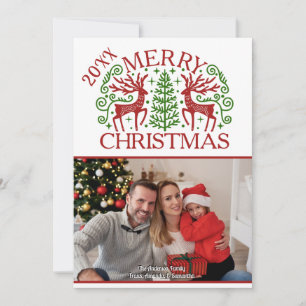 Merry Christmas Photo Holiday Card