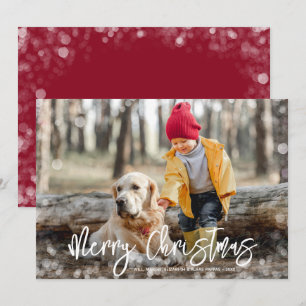 Merry Christmas Photo Holiday Card