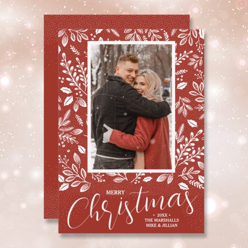 Merry Christmas Photo Holiday Card