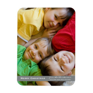 Merry Christmas Photo Magnet