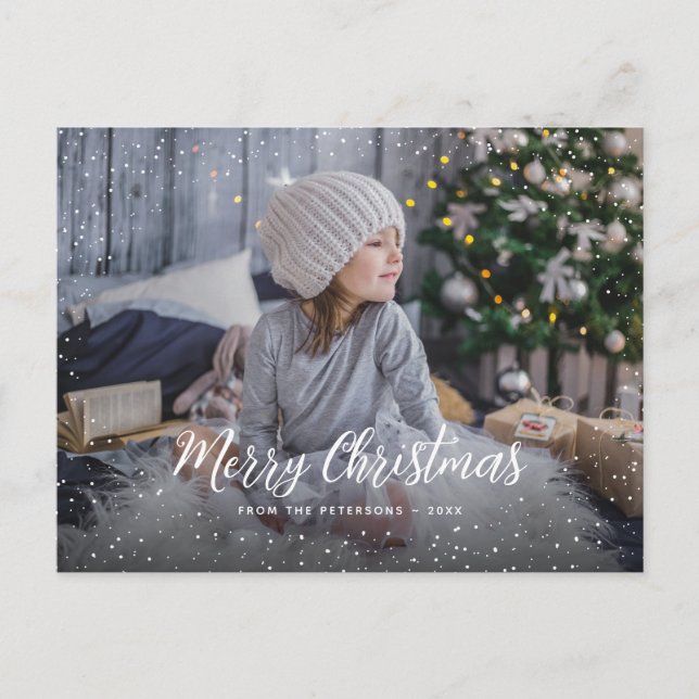 Merry Christmas Photo Postcards (Front)
