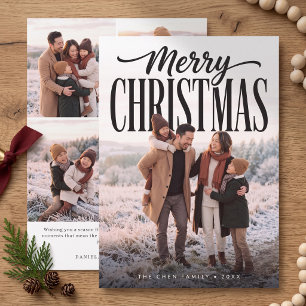 Merry Christmas PhotoPop Photo Collage Holiday Card