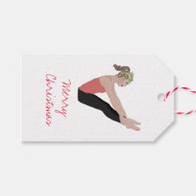 Merry Christmas Pilates Gift Tag
