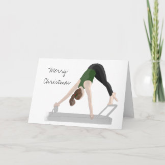 Merry Christmas Pilates Reformer Card