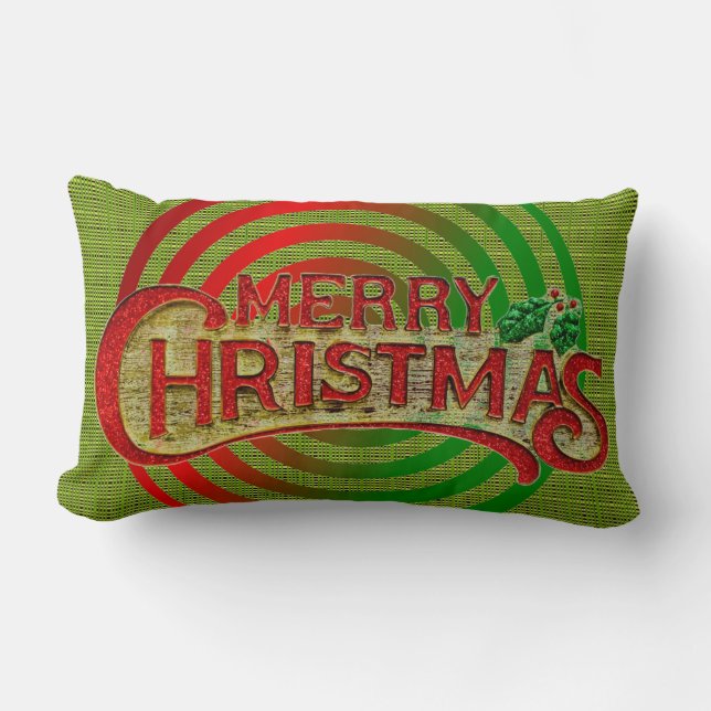 Merry Christmas Pillow (Front)