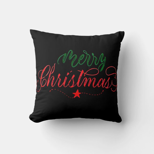 Merry Christmas Pillow (Front)