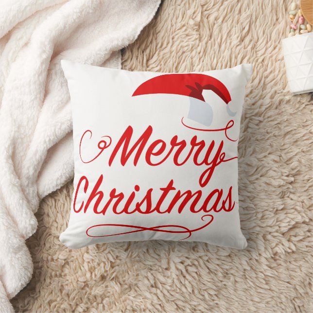 Merry Christmas Pillow (Blanket)