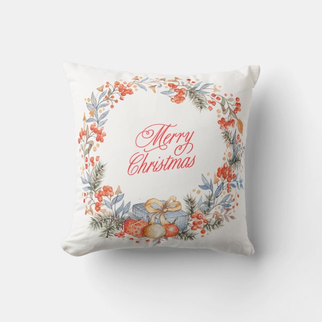 Merry Christmas pillow design (Front)