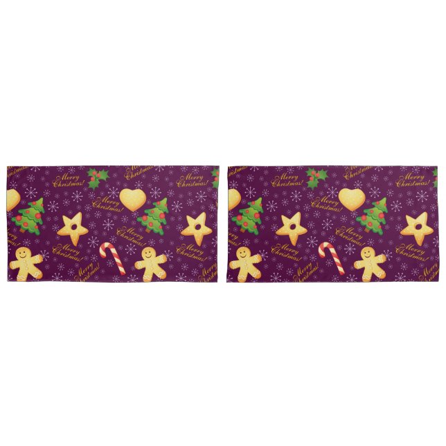 Merry Christmas Pillowcases (Front-Set)