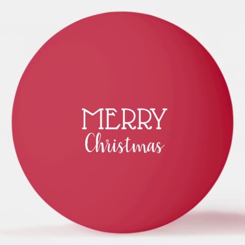 Merry Christmas Ping Pong Ball
