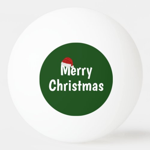 Merry Christmas Ping Pong Ball