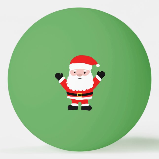 Merry Christmas ping pong balls for table tennis (Front)