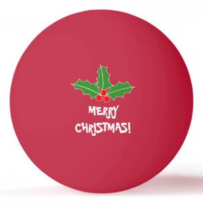 Merry Christmas ping pong balls for table tennis