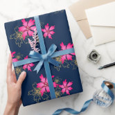 Pretty Poinsettia Wrapping Paper