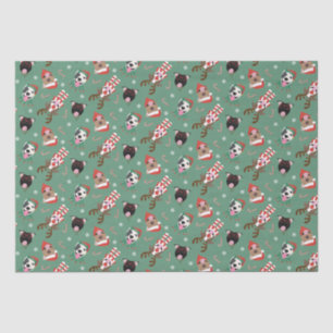 Merry Christmas Pit Bull Dogs Tissue Paper