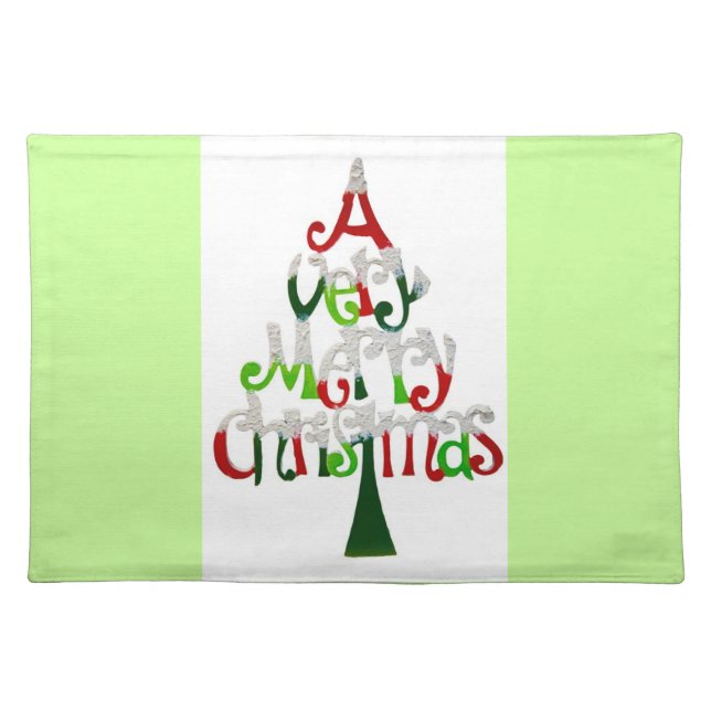 Merry Christmas Placemat (Front)