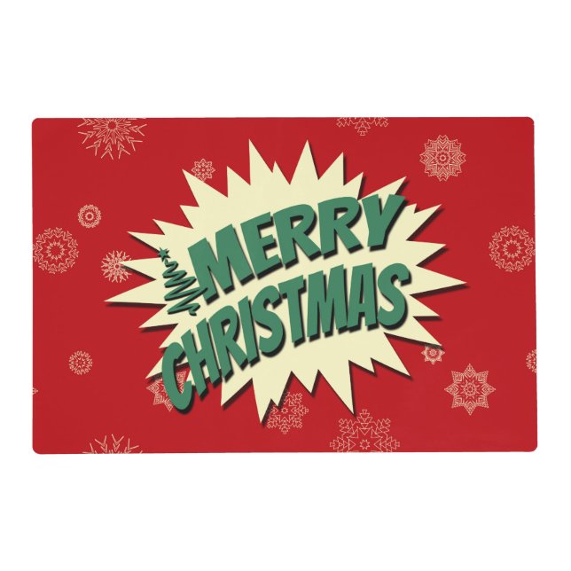 Merry Christmas Placemat (Front)