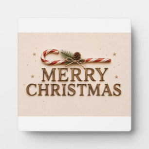 MERRY CHRISTMAS PLAQUE