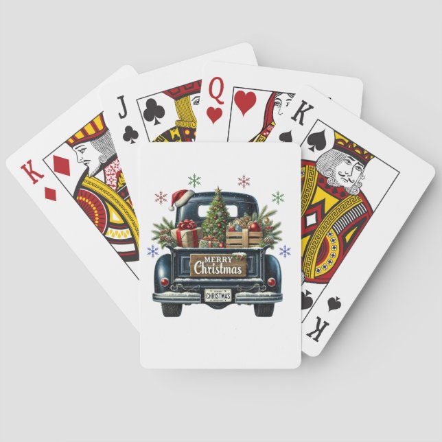 Merry Christmas Playing Cards (Back)