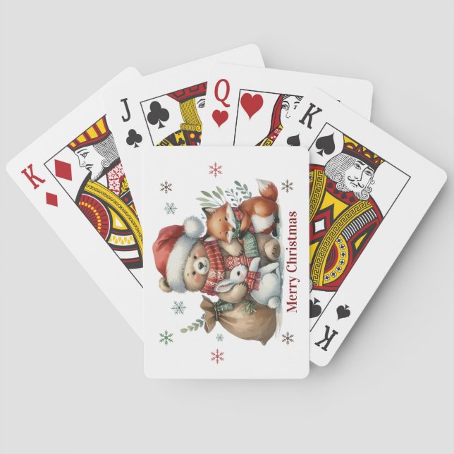 Merry Christmas Playing Cards
