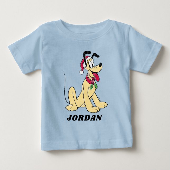 Merry Christmas | Pluto Ready Christmas Baby T-Shirt (Front)