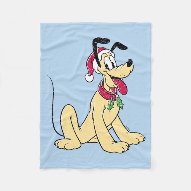 Merry Christmas | Pluto Ready Christmas Fleece Blanket (Front)