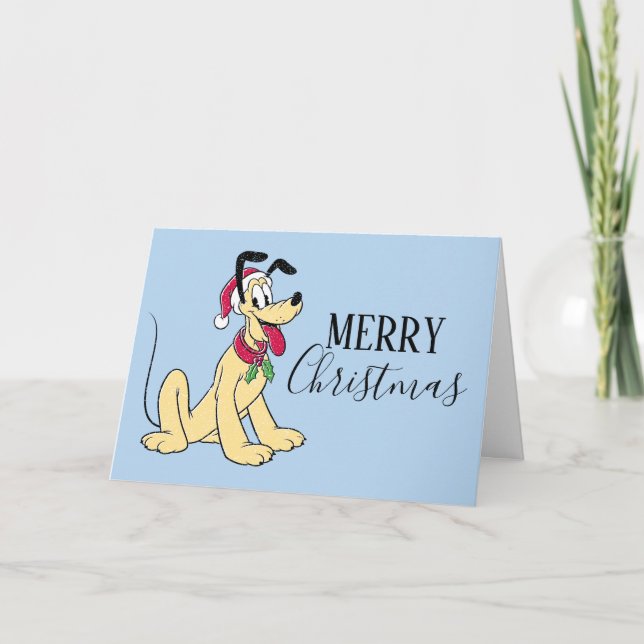 Merry Christmas | Pluto Ready Christmas Holiday Card (Front)