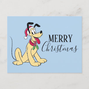 Merry Christmas   Pluto Ready Christmas Holiday Postcard