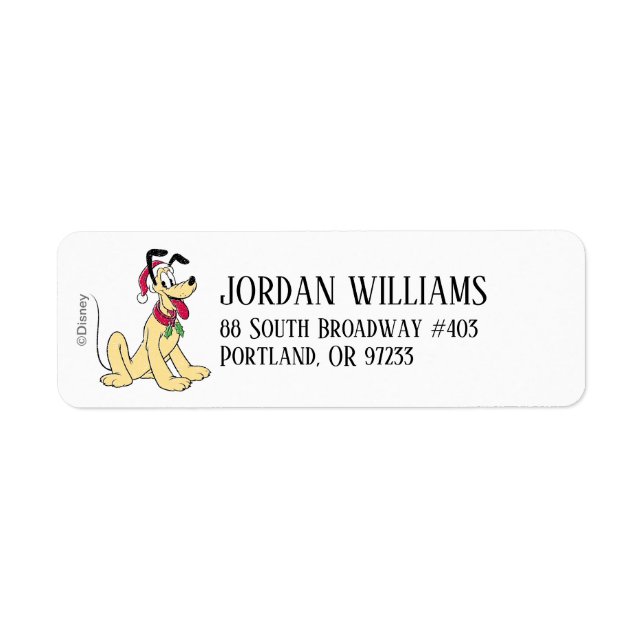 Merry Christmas | Pluto Ready Christmas Label (Front)