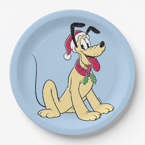 Merry Christmas  Pluto Ready Christmas Paper Plates