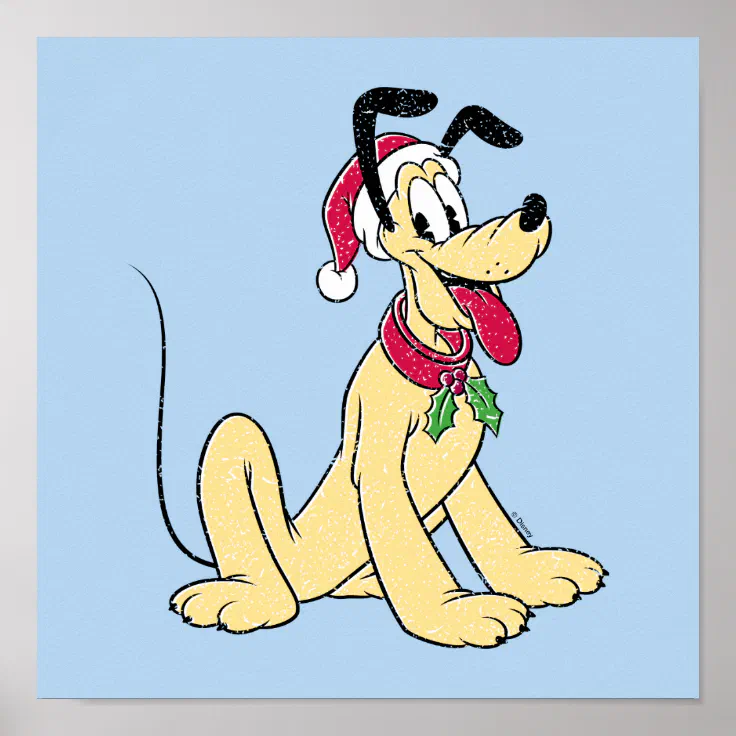 disney pluto christmas clipart santa