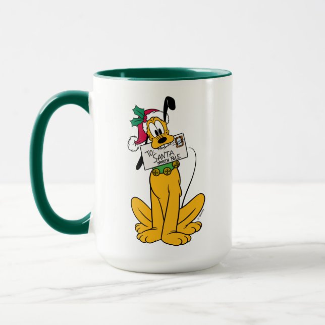 Merry Christmas | Pluto Santa Claus Mug (Left)