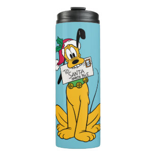Merry Christmas Pluto Santa Claus Thermal Tumbler