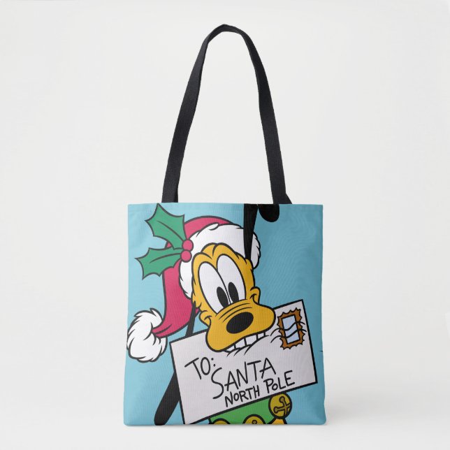 Merry Christmas | Pluto Santa Claus Tote Bag (Front)