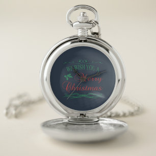 Merry Christmas Pocket Watch
