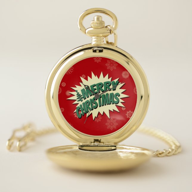 Merry Christmas Pocket Watch (Inside)