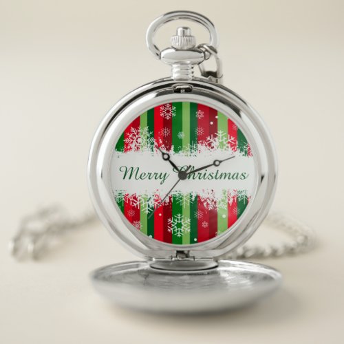 Merry Christmas Pocket Watch