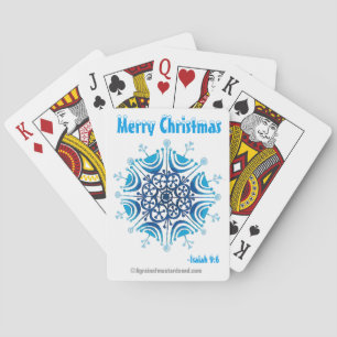Merry Christmas Poker Cards