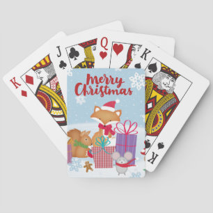 Merry Christmas Poker Cards