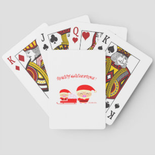 Merry Christmas Poker Cards