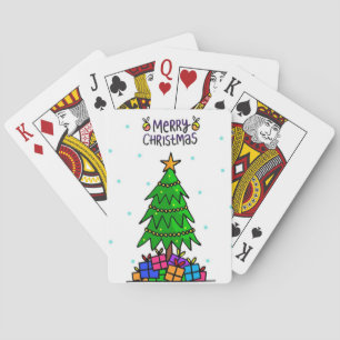 Merry Christmas Poker Cards