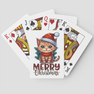 Merry Christmas  Poker Cards