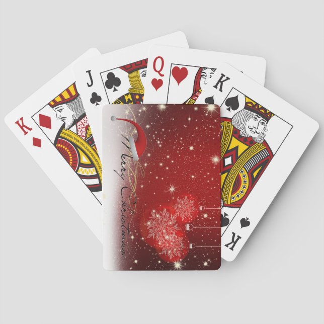 Merry Christmas Poker Cards (Back)