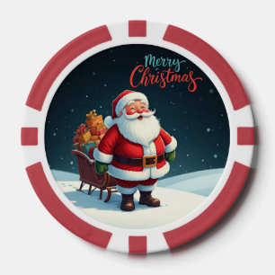 Merry Christmas  Poker Chips
