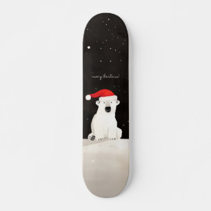 Merry Christmas Polar Bear! Skateboard